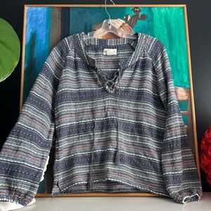 Ralph Lauren Modern blue long sleeve tunic top XS